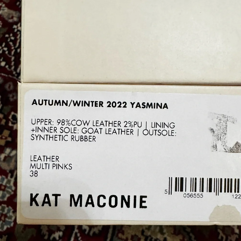 Kat Maconie Yasmina leather heels, ๐ like new in box, size 38 European (7 US) - Picture 13 of 14
